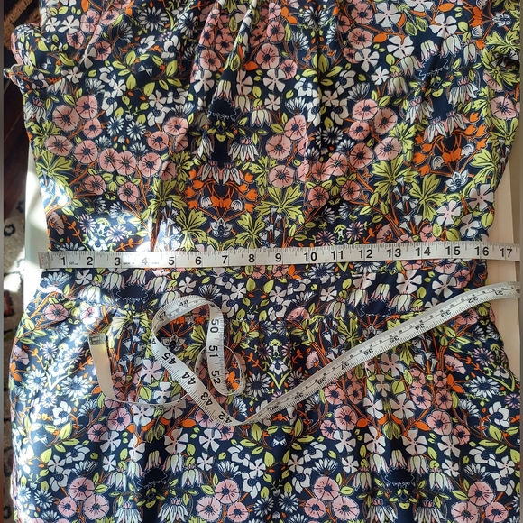 NEW Nordstrom Julia Jordan mock ruffled neck flutter sleeve floral dress - Picture 16 of 16